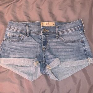 Hollister Light Wash Jean Shorts